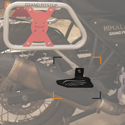 Pillion Footrest-Left For Royal Enfield Himalayan - BS6 Model (2020-2021) - Black