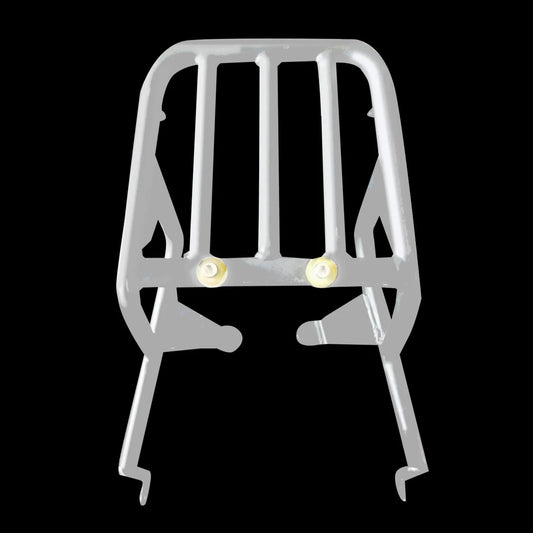 EXTENDED TOP RACK WITHOUT PLATE - Silver for Royal Enfield - SCRAM 411