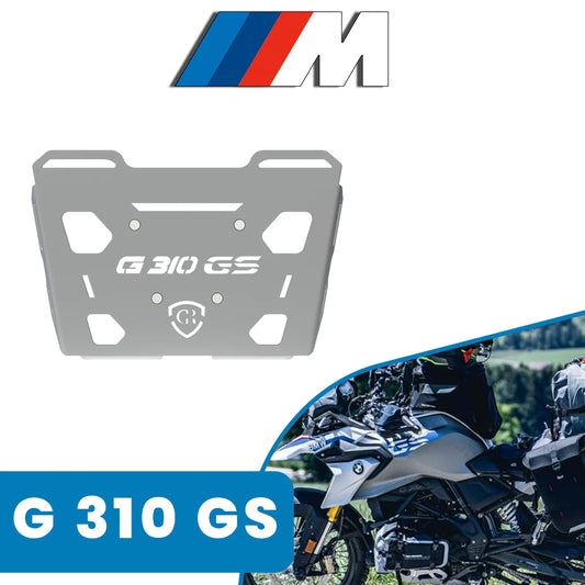 Top Rack Plate for BMW G310 GS Silver
