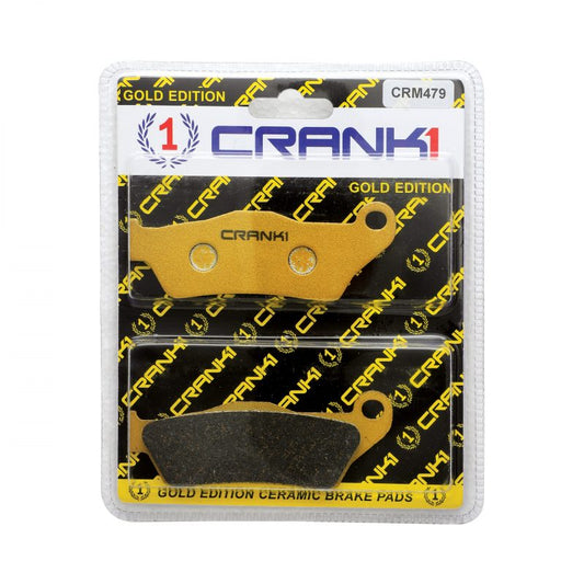 CERAMIC BRAKE PAD FOR Front/Rear HARLEY DAVIDSON STREET (UPTO 2015) -CRM479-CRANK1