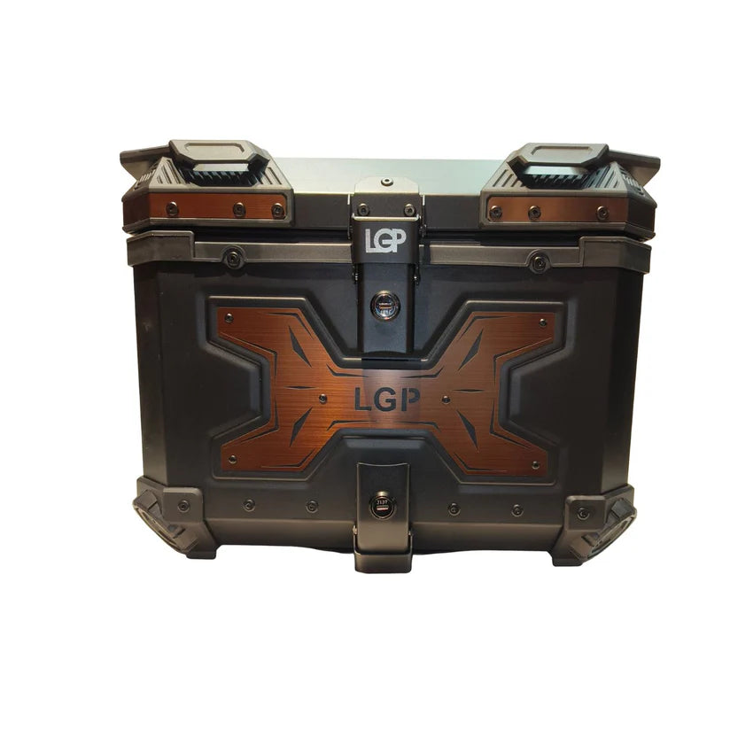 LGP TOP BOX 45L BLACK TYPE X COPPER W/REST