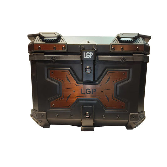 LGP TOP BOX 45L BLACK TYPE X COPPER W/REST