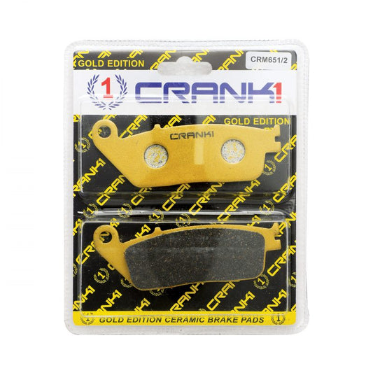 CCERAMIC BRAKE PAD FRONT FOR HONDA CBR 650F (2 Sets)-CRM651/2-CRANK1