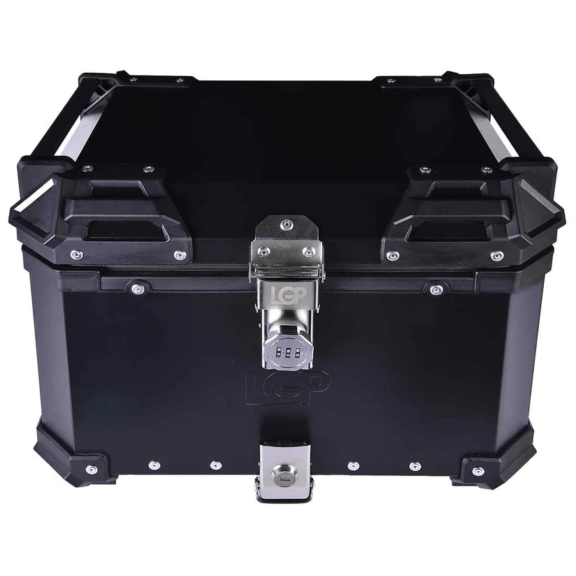 LGP TOP BOX 45L BLACK NUMBER LOCK WITH BACKREST