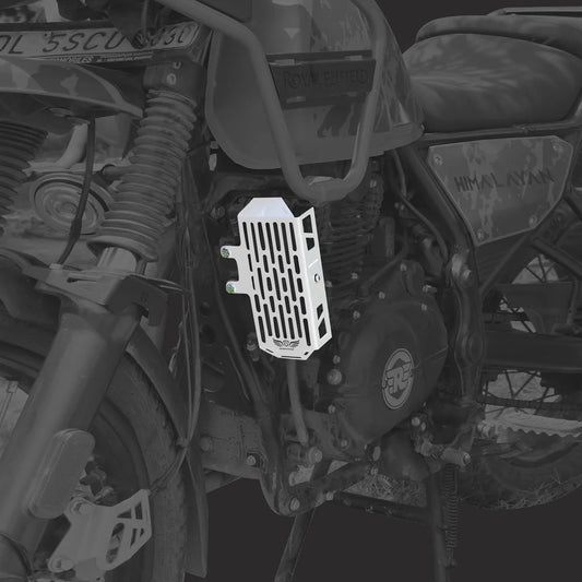 RADIATOR GUARD - Silver for Royal Enfield - SCRAM 411