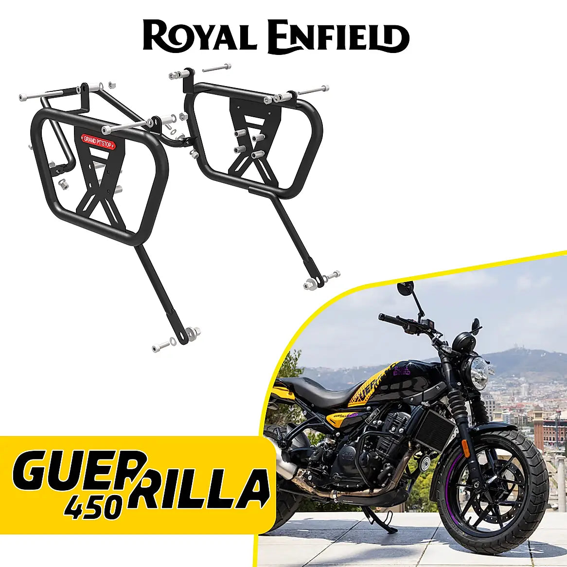 Saddle Stay for Royal Enfield Guerrilla 450 - Black