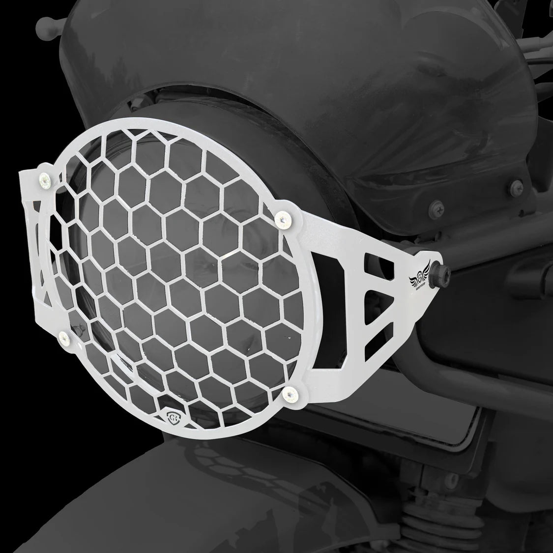 HEADLIGHT GRILL - Silver for Royal Enfield - SCRAM 411