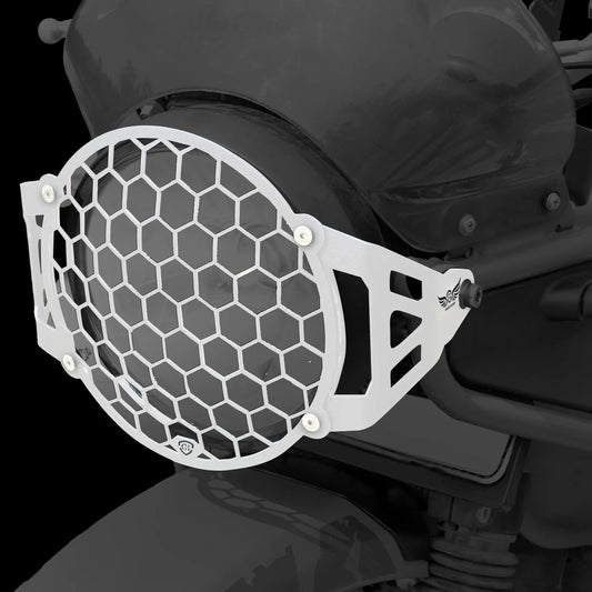 HEADLIGHT GRILL - Silver for Royal Enfield - SCRAM 411