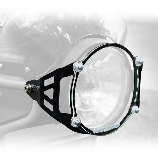 HEADLIGHT GUARD - Black for Royal Enfield - SCRAM 411