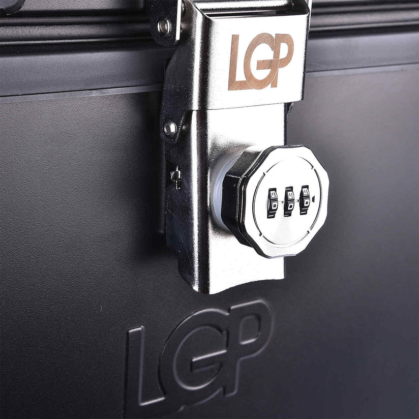 LGP TOP BOX 45L BLACK NUMBER LOCK WITH BACKREST