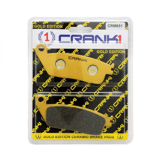 CERAMIC BRAKE PAD FRONT FOR KAWASAKI NINJA 650 (2 Sets )-2017-2020 -CRM651-CRANK1