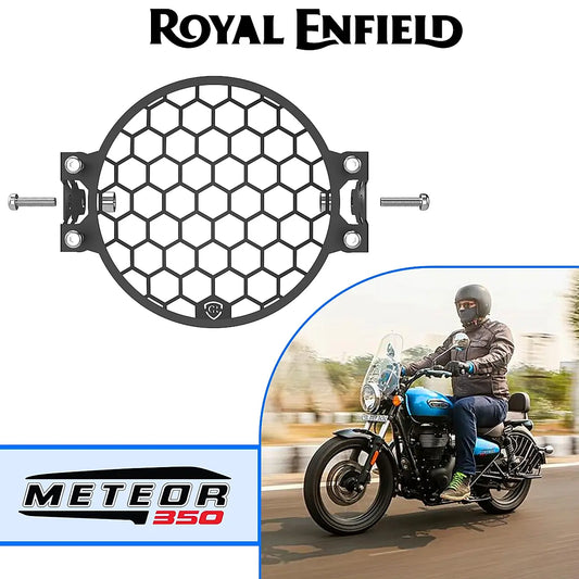 Headlight Grill for Royal Enfield Meteor 350 - Black