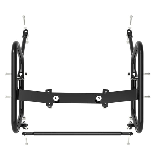 SADDLE STAY (PAIR) - Black/Silver for SUZUKI - V-Strom