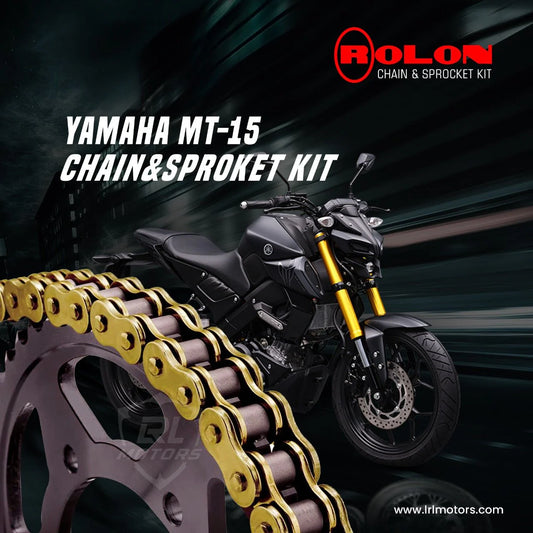 Yamaha MT15 Rolon Brass chain & Sprocket Kit