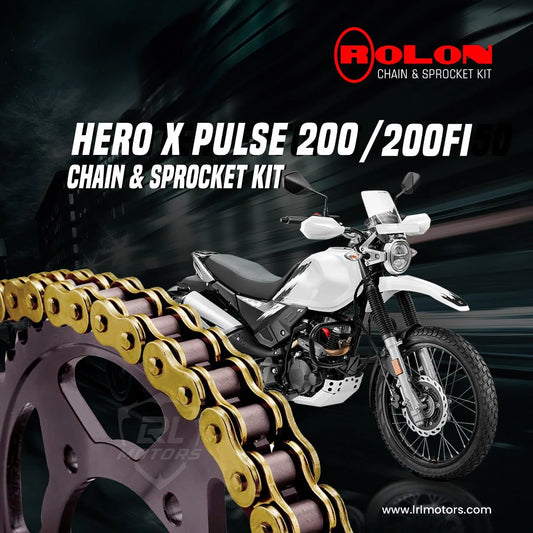 HERO Xpulse 200FI / 200 ROLON BRASS CHAIN & SPROCKET KIT