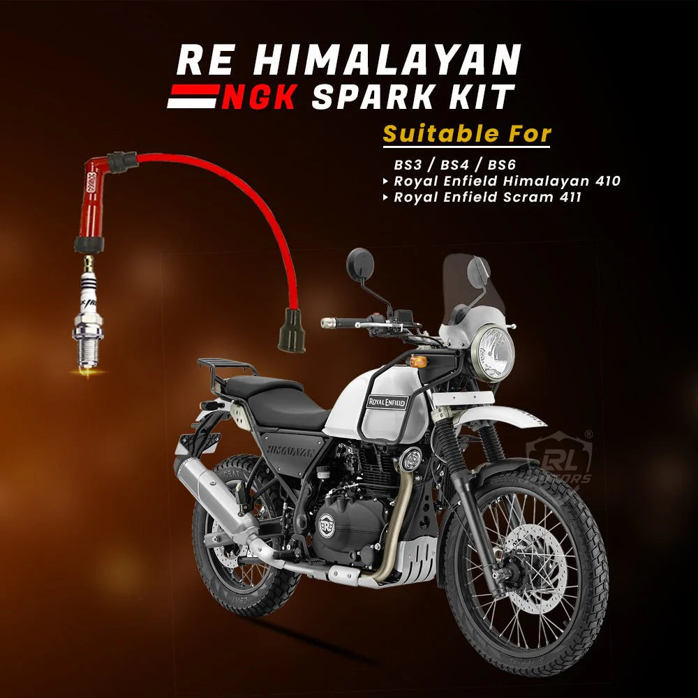NGK High Performance Spark Plug and Cable Kit for Himalayan