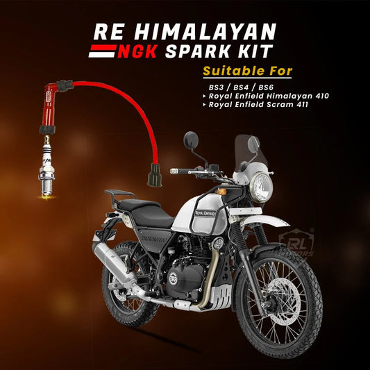 NGK High Performance Spark Plug and Cable Kit for Himalayan