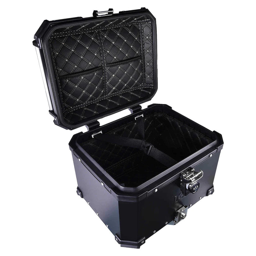 LGP TOP BOX 45L BLACK NUMBER LOCK WITH BACKREST