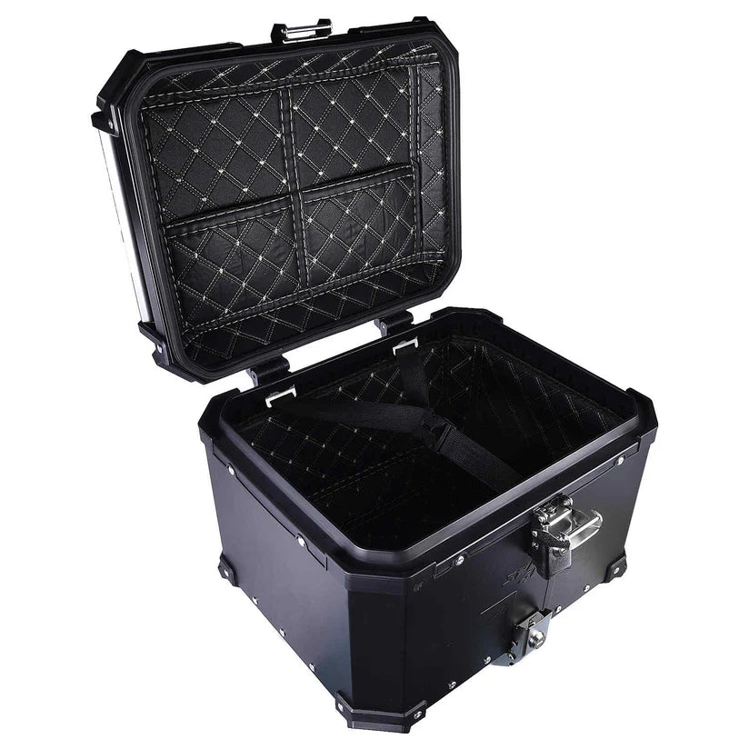 LGP TOP BOX 45L BLACK SPEED 400 WITH BACKREST