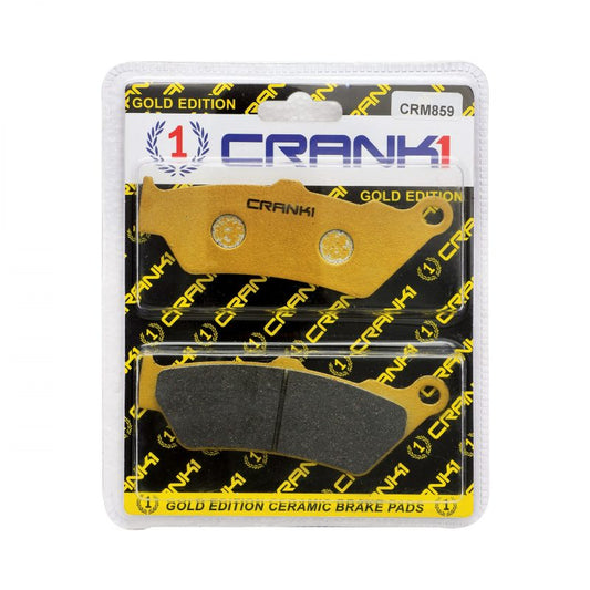 CERAMIC BRAKE PAD FRONT FOR HARLEY DAVIDSON STREET 750-2016 ONWARD-CRM859-CRANK1
