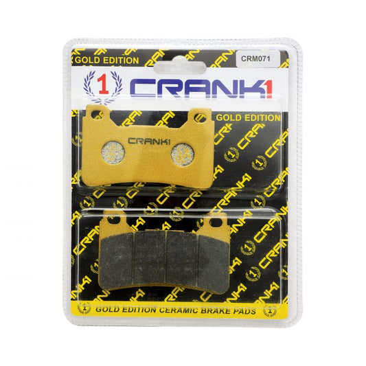 CERAMIC BRAKE PAD FRONT FOR HONDA CBR 1000 -CRM071/2 SETS-CRANK1