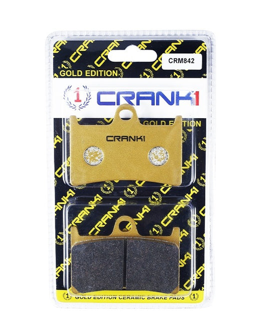 CERAMIC BRAKE PAD FRONT FOR YAMAHA R1 -2015-2020-CRM842/2 SETS -CRANK1