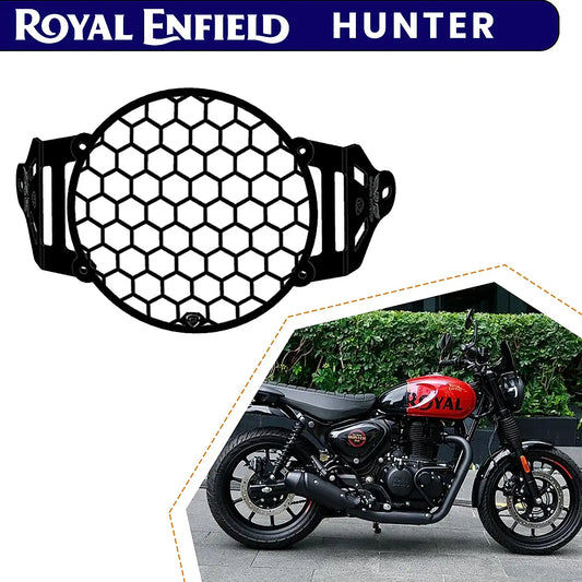 Headlight Grill for Royal Enfield Hunter - Black