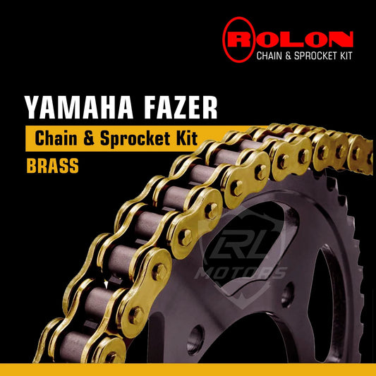 Yamaha Fazer 150 Rolon Brass chain & Sprocket Kit