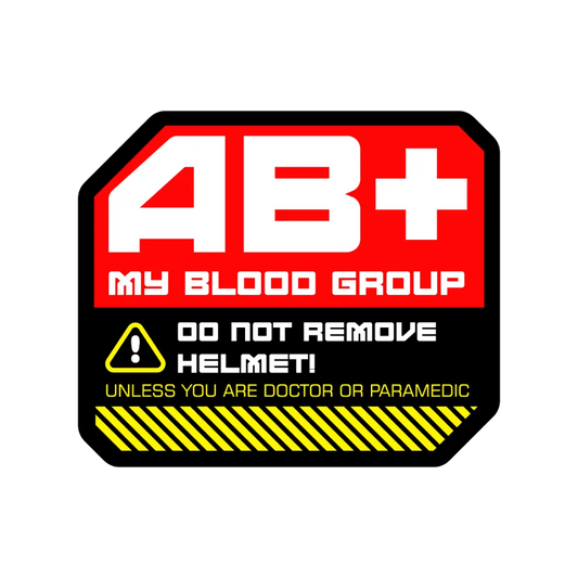 AB- Blood Group Sticker