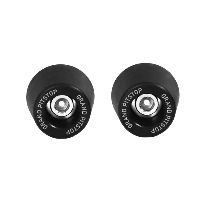 Premium Paddock Stand 10 mm Swingarm Spools Bobbins for Motorcycle Maintenance - Black (Set of 2)
