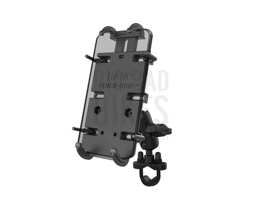 RAM Mounts Quick-Grip XL Phone Mount with Handlebar U-Bolt Base