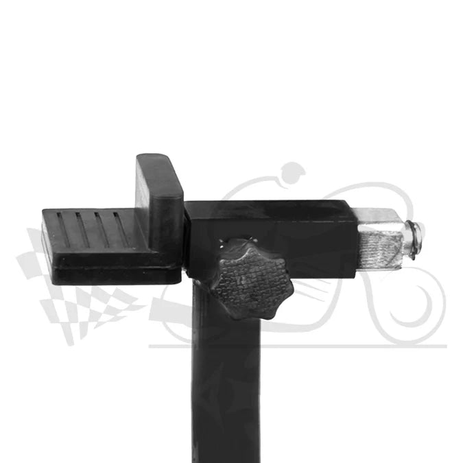 Dismantlable Rear Paddock Stand With Skate Wheels (Bike Wt upto: 450 kgs) - Black