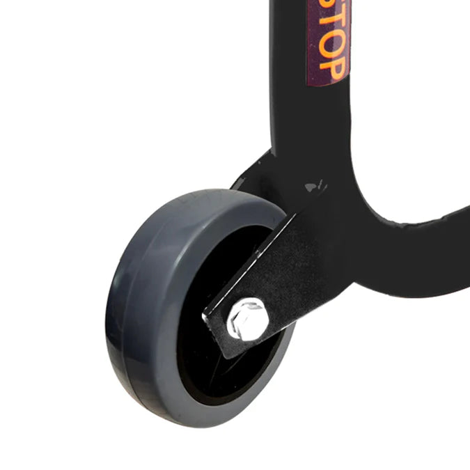 Dismantlable Rear Paddock Without Skate Wheels (upto 185 kg) - Black