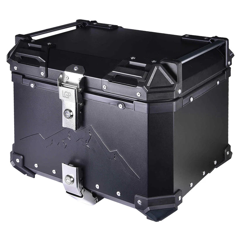 LGP TOP BOX 45L BLACK HIMALAYAN WITH BACKREST