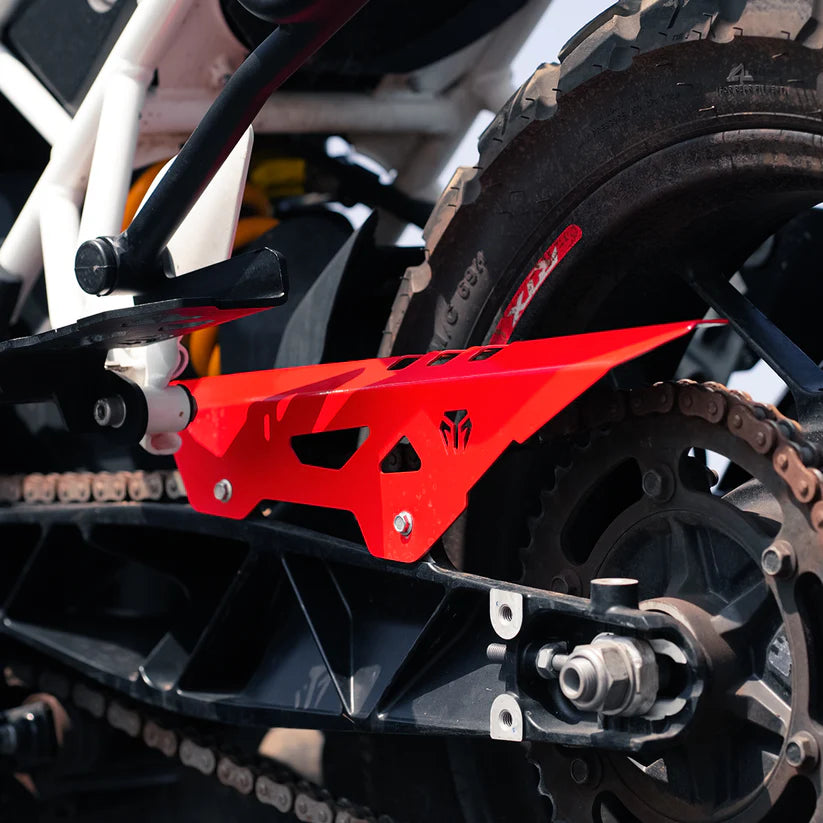 CHAIN GUARD (RED) FOR TVS APACHE RTX 300