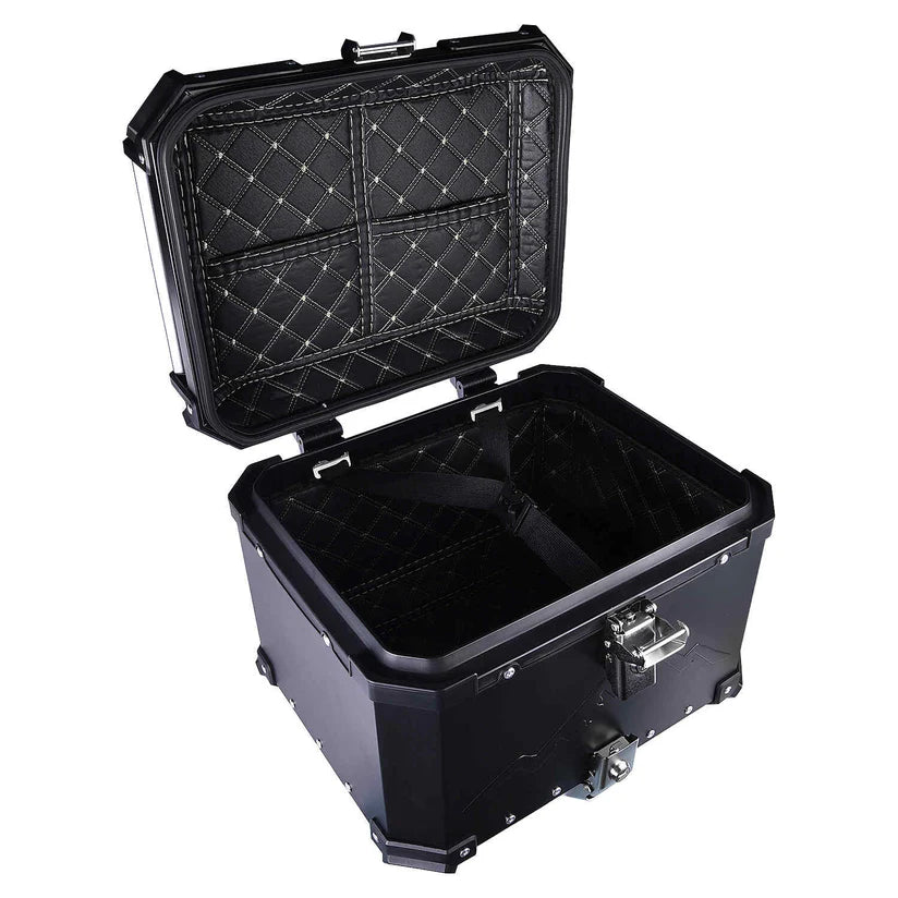 LGP TOP BOX 45L BLACK HIMALAYAN WITH BACKREST
