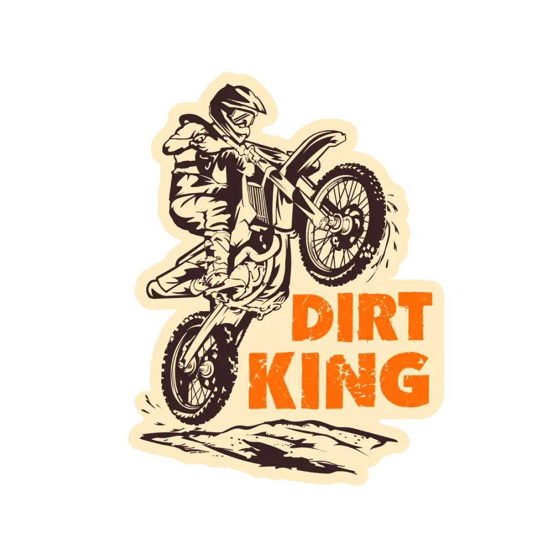Dirt King Sticker
