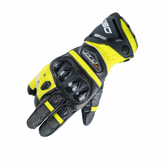 DSG Pro Gp Riding Glove Black Yellow Fluo