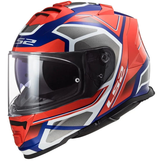FF800 STORM FASTER GLOSS RED BLUE + LS2 HELMET BACK PACK FREE