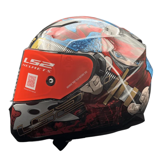 FF320 STREAM EVO NINJA RED BLUE (D-RING)