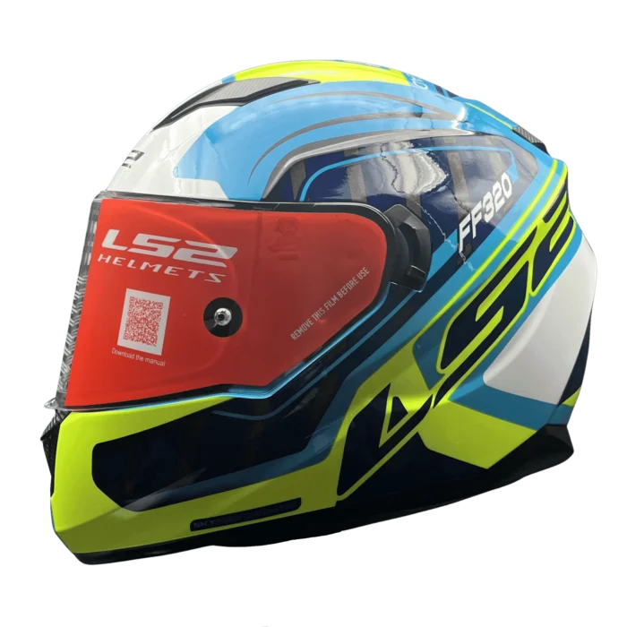 FF320 STREAM EVO LETAILS BLUE HI VIZ YELLOW (D-RING)