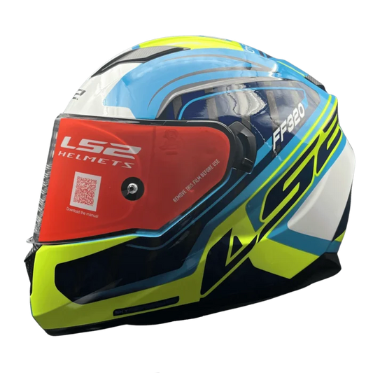 FF320 STREAM EVO LETAILS BLUE HI VIZ YELLOW (D-RING)