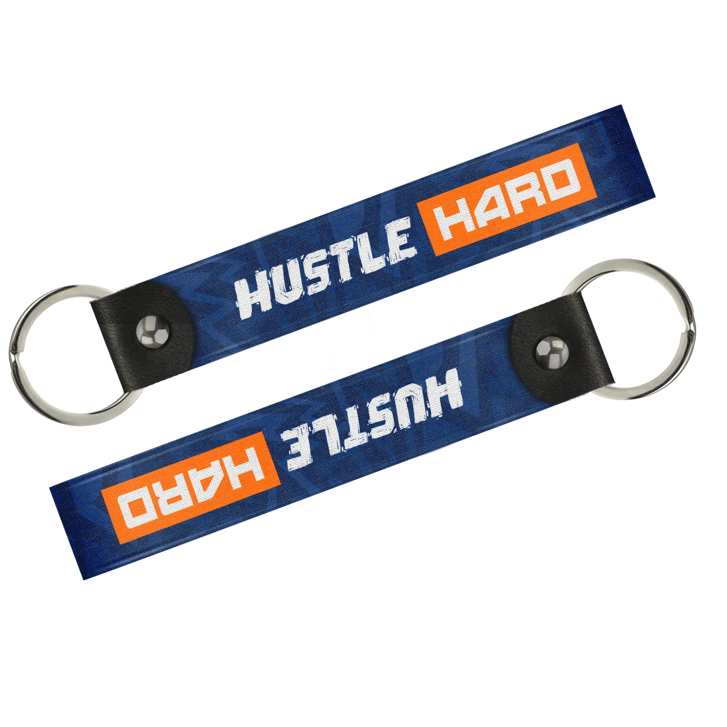 Hustle Hard Keytag