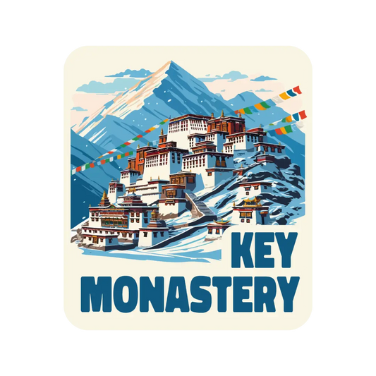 Key Monastery Fridge Magnet