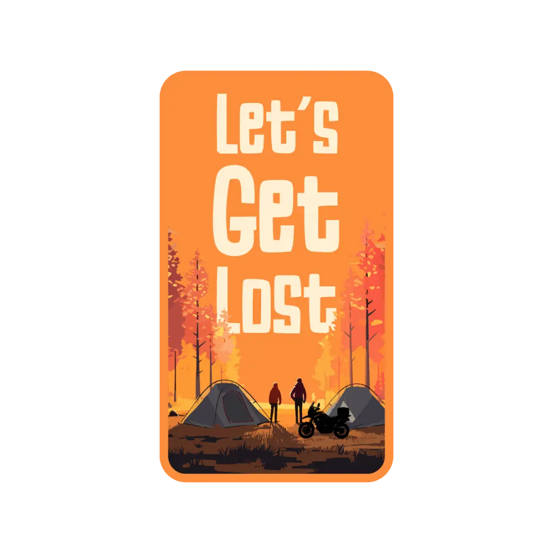 Let’s Get Lost Sticker
