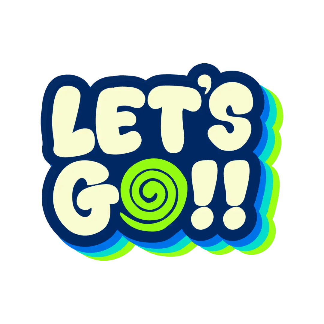 Let’s Go Sticker