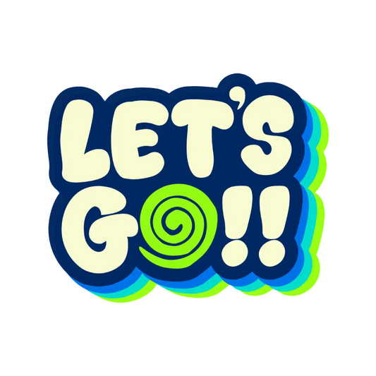 Let’s Go Sticker