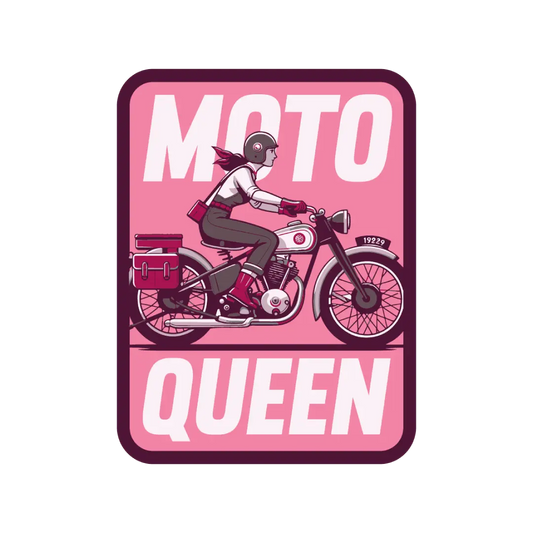 Moto Queen Sticker