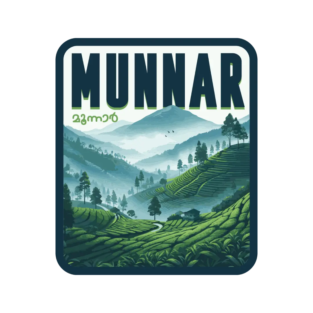Munnar Fridge Magnet