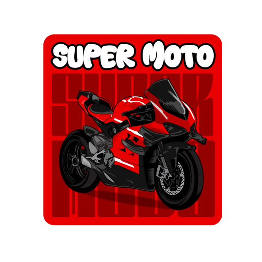 Super Moto Sticker